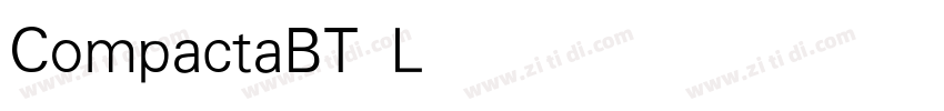 CompactaBT Light字体转换